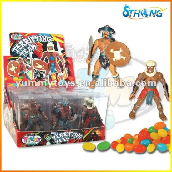 Primitive Wild Man Character Candy Toy