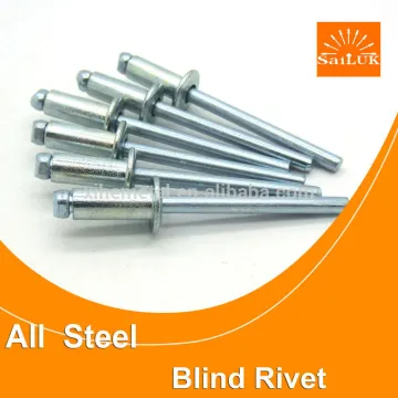 Mild steel rivets blinds