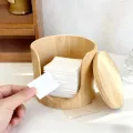 Scatola porta cosmetici in bambù per l'organizzazione del bagno