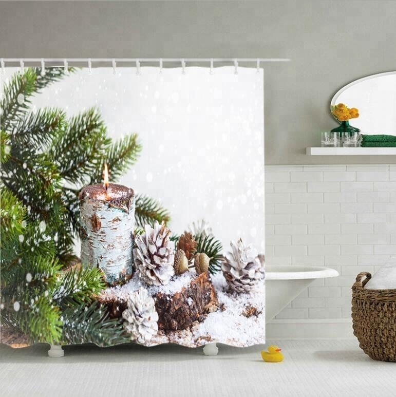 Hotel Bathroom Curtain,Custom Printed Wholesale Shower Curtain