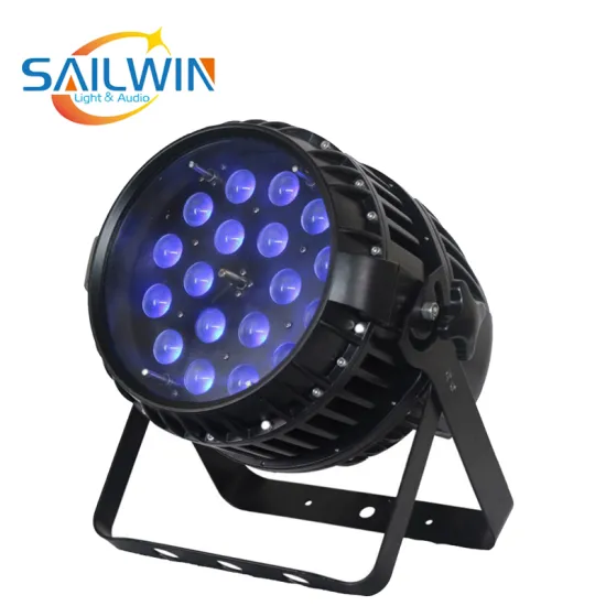 High-Quality Outdoor Waterproof 18x10W 4in1 RGBW ZOOM LED Stage Par Light with Neutrik XLR Connector (5 pins)
