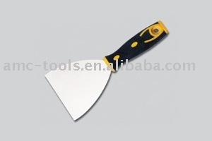 Putty knife(putty knife,plastic rubber handle putty knife,tool)