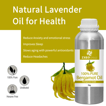 Óleo essencial de primeira qualidade Bergamot Organic Essencial Oil Fornecedores