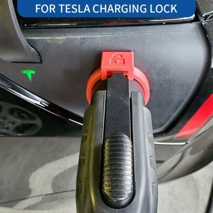 Tesla Charger Lock: Safety Ring for Electric Vehicle Charging Head Anti-Pull Lock - Type1 TSL