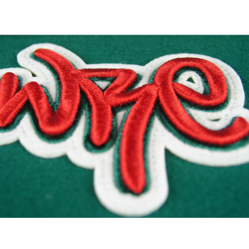 Custom 3D Embroidered Patch for garment