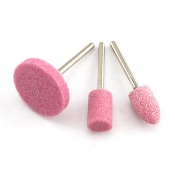 Piedras de molienda de molienda de molienda de montaje abrasivo de Mingsha personalizada para herramientas rotativas (vástago de 3/6 mm) Acero inoxidable