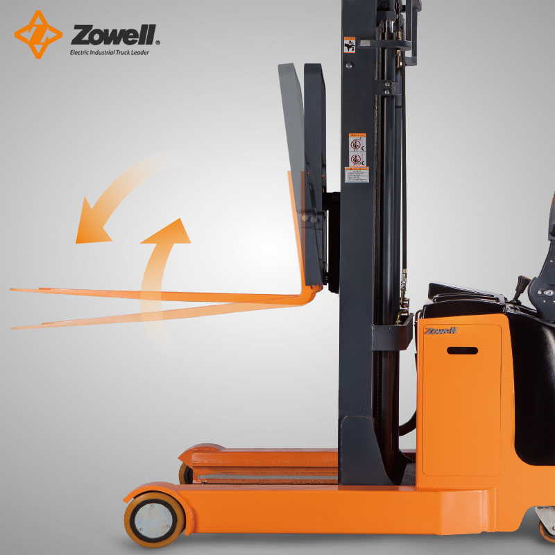 Electric Reach Stacker Forklift With Long Service Life