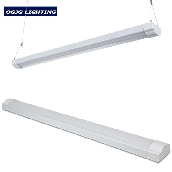 OGJG Lighting Aluminum Body PC Cover Linear LED Batten Light (2ft, 4ft, 5ft, 3000K-6500K)