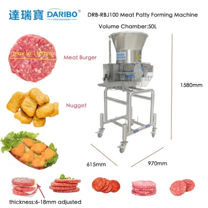 2024 Beef Patty and Seafood Nugget Forming Machinery - Angus Burger Maker