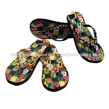 Women's Slippers with Fabric Upper and EVA Sole, OEM Orders AcceptedNew