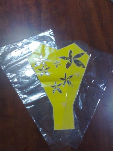 Ldpe Small Plastic Flower Bags Halogen With Perforation For Tear Off Packaging