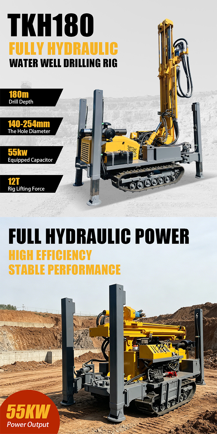 TKHX180 Water Well Drilling Rig(9)