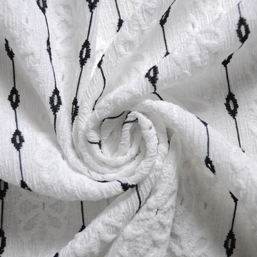 ขายด่วนโพลีสแปนเด็กซ์วิปริตถักผ้าเครป Jacquard พิมพ์ดิจิตอลสำหรับการตัดเย็บเสื้อผ้า