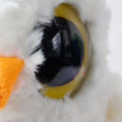 20cm Standing Soft White Cute Owl Plush Toy, Owl Plush Toys Wholesale, Plush Owl