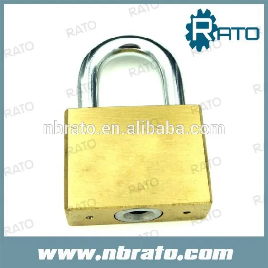 RP-114 top security square brass padlock