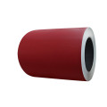 Red color steel coil