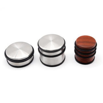 Heavy Duty Stainless Steel Big Size Cylinder Metal Door Stopper for Floors