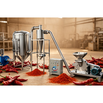 Rettificatrice per la produzione di polvere di peperoncino rosso