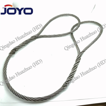 ISO9001:2015 Certified Flat Braided Steel Wire Rope Lifting Sling