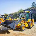 backhoe loader loader depan dan traktor backhoe