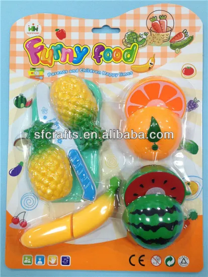 Plastic cutting fruit set toy,kitchen play cutting vegetable and fruits set toys,Fruit set toy,Kitchen Set toy,food set toy