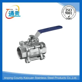 Tongqu No.1 stainless steel 3PC ball valve