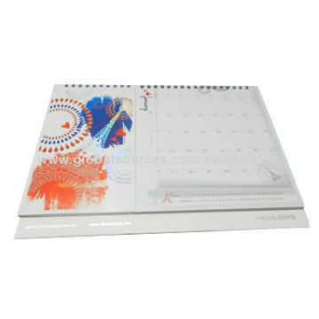 Desktop Calendar with Matte/Bronzing Printing