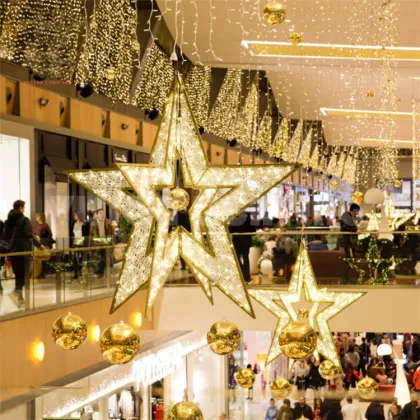 Outdoor indoor Commercial  3D  star light