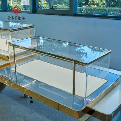 Gold Jewelry Store Display Counter