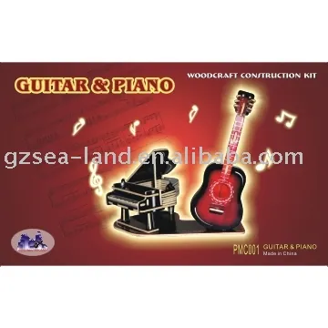 GUITAR&amp;PIANO Wooden toys