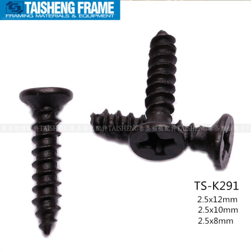 tsk291 metal screws steel screws zinc plated countersunk head screw 2.5x12x10x8mm