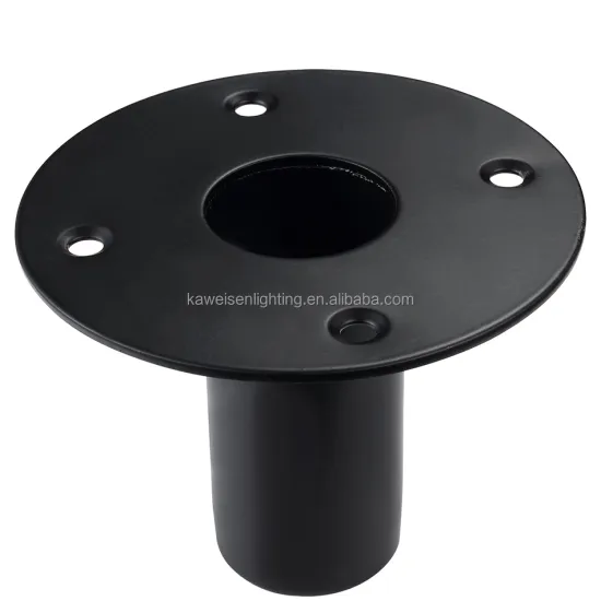 Black Welded Steel Speaker Mounting Top Hat Speakon Box Accessories and Stands for Loudspeakers
