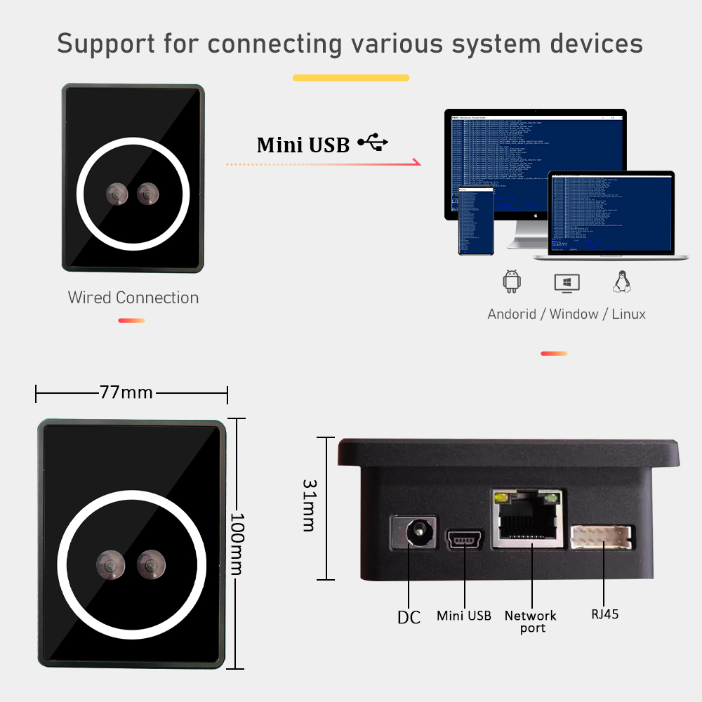 MP30 multi-modal palm vein identification terminal