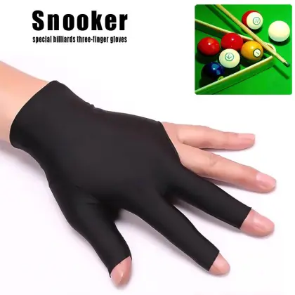 Snooker Useful Billiard Gloves Three Finger Glove Pool Random 1pcs Left Hand Universal Fashion Billiard Cue Gloves Noted Open
