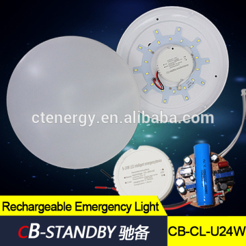Residential led ceiling lamp emergency rechargeable battery lighting