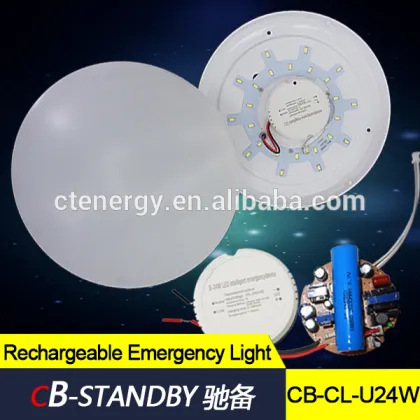 Battery led emergency ceiling light rechargeable lighting lamp