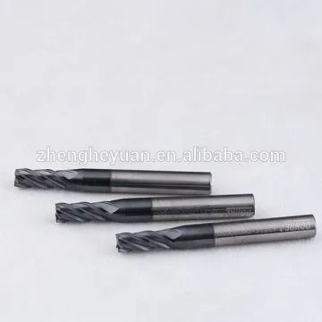 solid carbide cutter milling 4 flutes carbide end mill-ZHY
