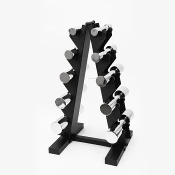 OEM Functional Foldable Weights Dumbbell Rack - Steel Five-Level Gym Dumbbell Storage Solution