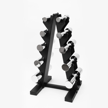 OEM Functional Foldable Weights Dumbbell Rack - Steel Five-Level Gym Dumbbell Storage Solution
