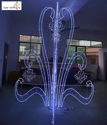 Beautiful purple led christmas motif light christmas rope led motif light