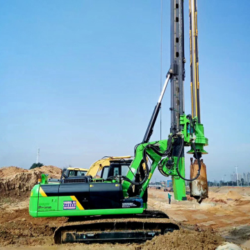 High Power CAT 323D Chassis Rotary Drilling Rig with 150 kN.m Torque and 52m Drilling Depth