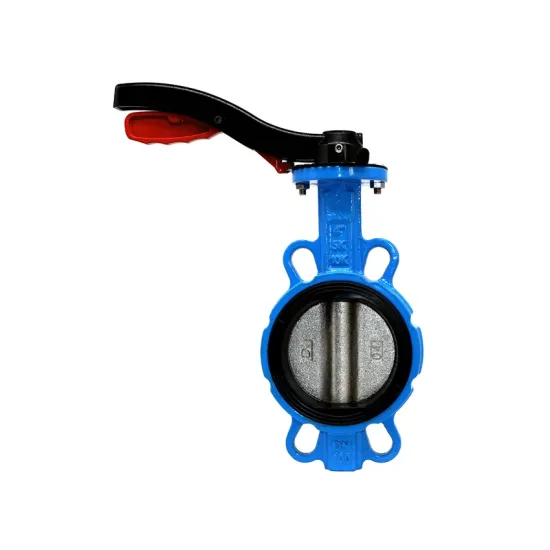 Taike Valve Factory Price Ductile Cast Iron Wafer Manual Butterfly Valves
