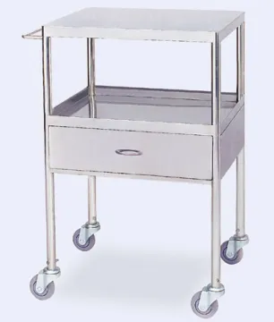 Trolley for Anesthetization W / Flat Top