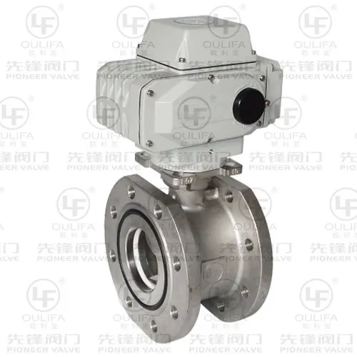 Electric Actuated V-Port Ball Valve