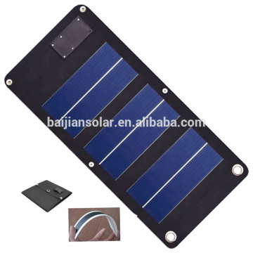 Flexible foldable solar mobile phone charger