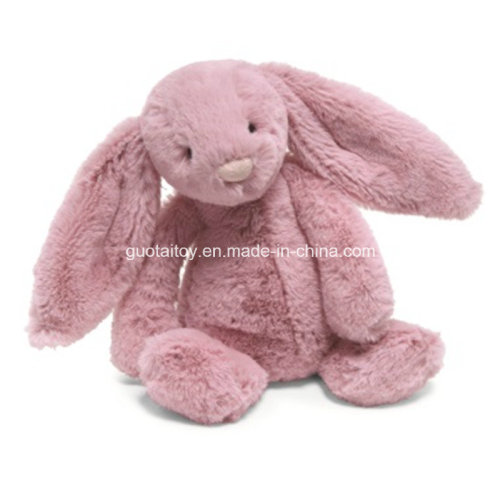Super Soft Pink Bunny Rabbit Doll for Children (GT-09744)