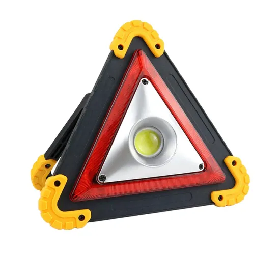 Portable Rechargeable Triangle Warning Light for Car Safety