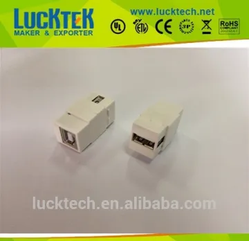 USB A TO USB B keystone coupler