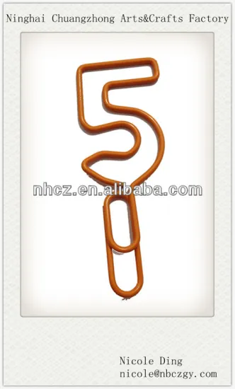 Figure 5 Shaped Paper Clips