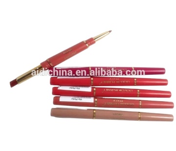 China Manufacturer Dual-Function Rotating Acrylic Lipstick & Lip Liner